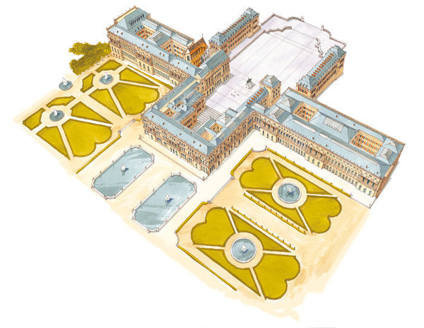 Detail of Palace of Versailles. France by Fernando Aznar Cenamor