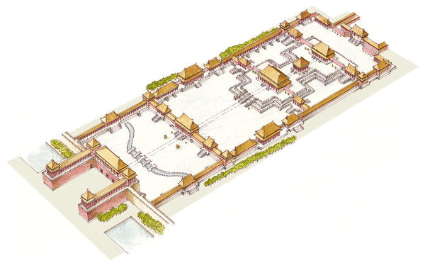 Detail of Forbbiden City, Beijing. Detail by Fernando Aznar Cenamor