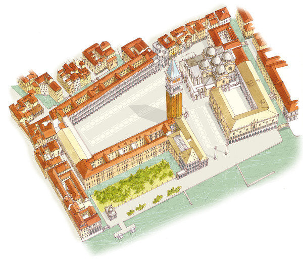 Detail of Piazza San Marco. Venice, Italy by Fernando Aznar Cenamor