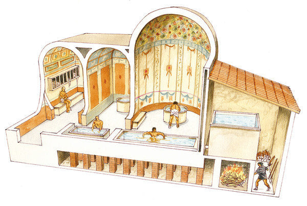 Detail of Rome. Private Baths by Fernando Aznar Cenamor