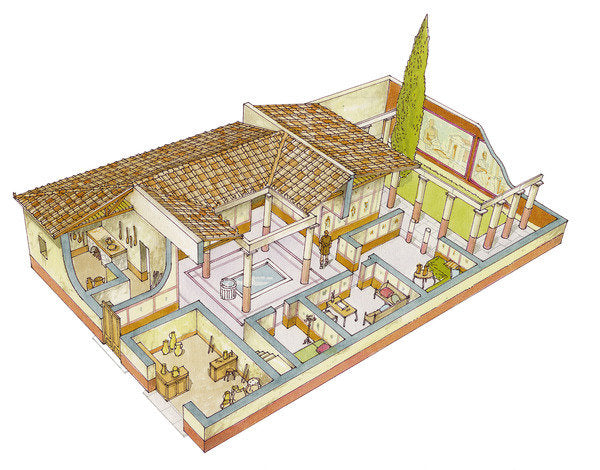 Detail of Rome. Domus by Fernando Aznar Cenamor