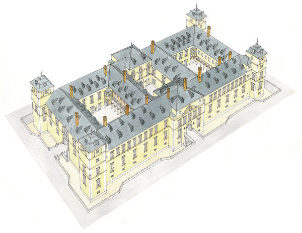 Detail of Royal Palace of El Pardo. Madrid, Spain by Fernando Aznar Cenamor