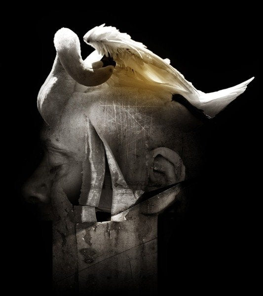 Detail of Swan, 2013 by Johan Lilja