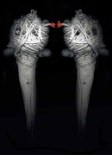 Detail of Brothers, 2013 by Johan Lilja