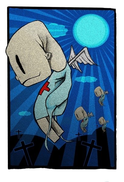 Detail of Zombies, 2012 by Johan Lilja