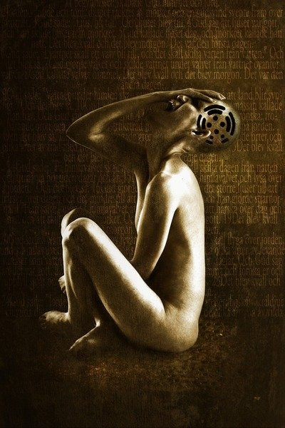 Detail of Scream, 2013 by Johan Lilja
