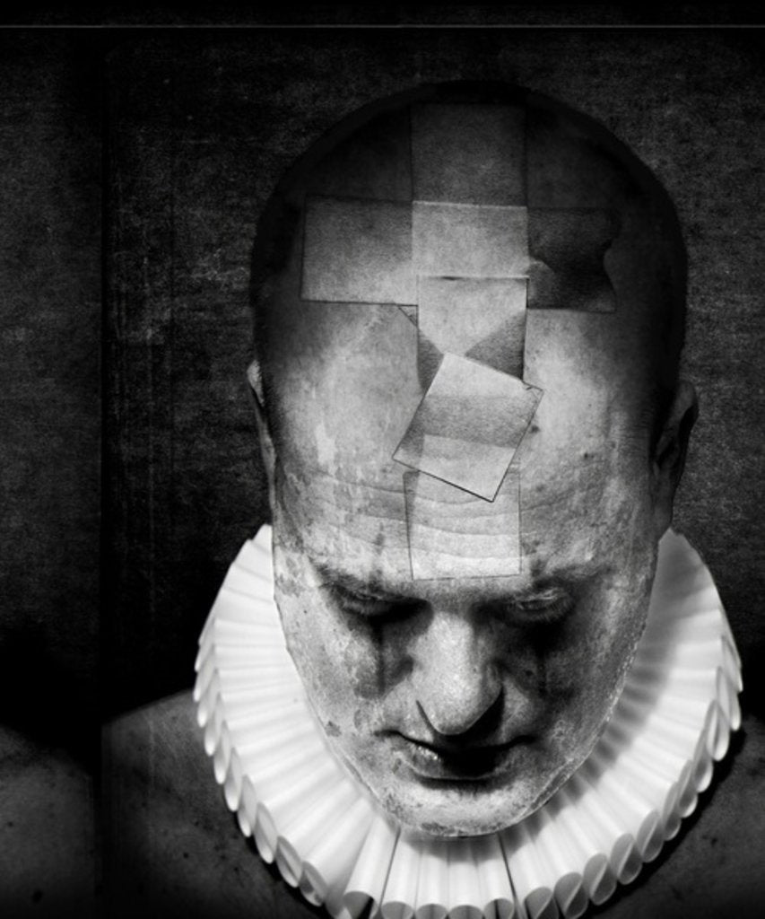 Detail of A clowns death, 2016 by Johan Lilja