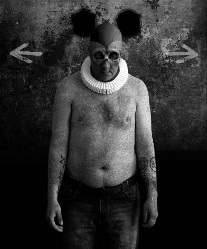 Detail of A clowns death, 2014 by Johan Lilja