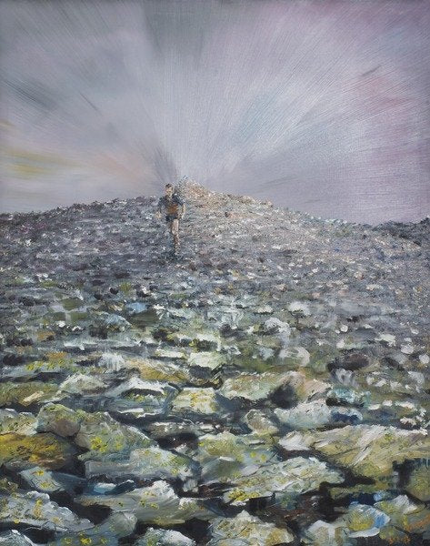 Detail of The 42nd Peak, 2012 by Vincent Alexander Booth