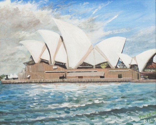 Detail of Sydney Opera House, 1998 by Vincent Alexander Booth
