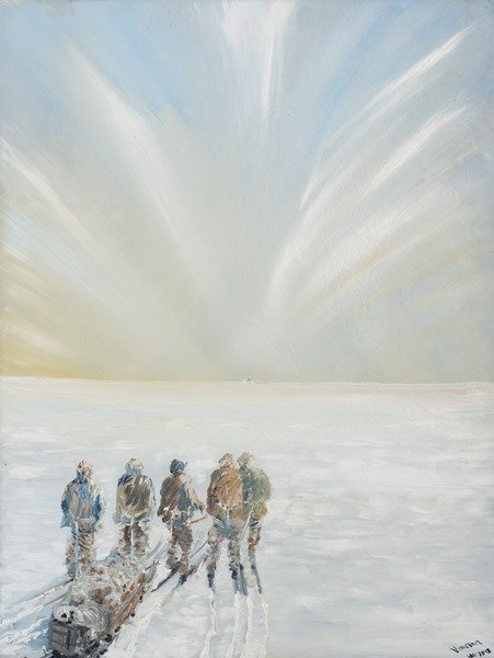 Detail of The Black Speck 16th January 1912, 2012 by Vincent Alexander Booth