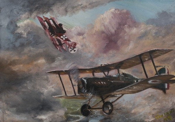 Detail of Dogfight 1917, 1995 by Vincent Alexander Booth