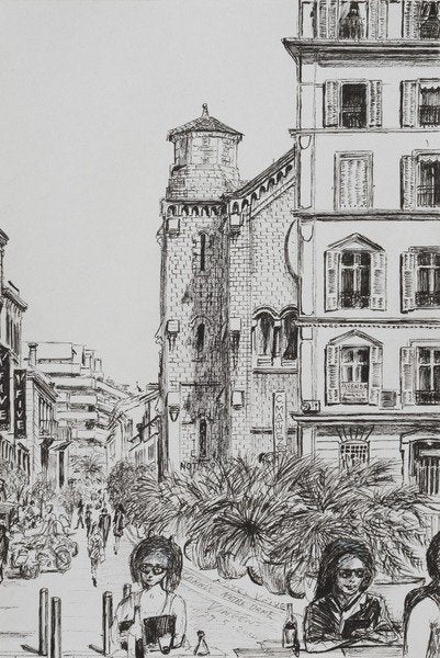Detail of Hotel 5 and Notre Dame Cannes, 2014 by Vincent Alexander Booth