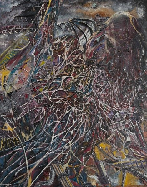 Detail of Cosmos Brainwaves, 2014 by Vincent Alexander Booth