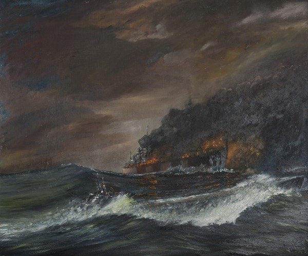 Detail of U107 - 750 days, 1993 by Vincent Alexander Booth