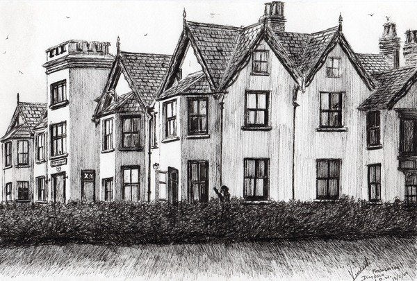 Detail of Dimbola Lodge I.O.W., 2009 by Vincent Alexander Booth