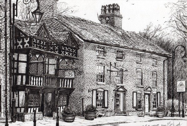 Detail of Prestbury, 2009 by Vincent Alexander Booth