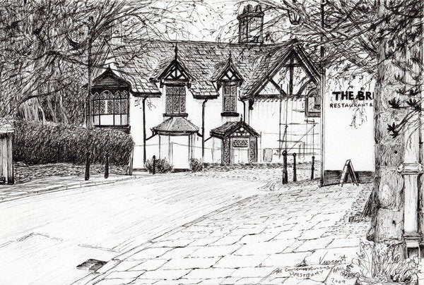 Detail of Condemned building Prestbury, 2009 by Vincent Alexander Booth