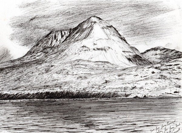 Detail of Paps of Jura, 2005 by Vincent Alexander Booth