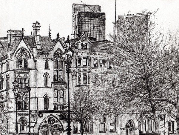 Detail of Manchester Beetham tower, 2007 by Vincent Alexander Booth