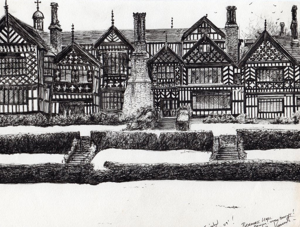 Detail of Bramall Hall Bramhall, 2004 by Vincent Alexander Booth