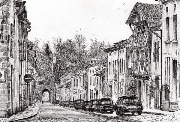 Detail of Sauveterre evening France, 2010 by Vincent Alexander Booth