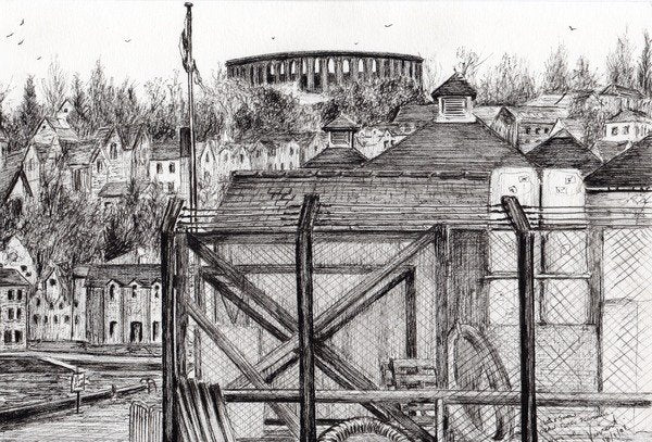 Detail of Oban Scotland, 2007 by Vincent Alexander Booth