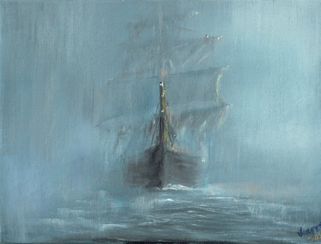 Detail of Mary Celeste December 1872, 2016 by Vincent Alexander Booth