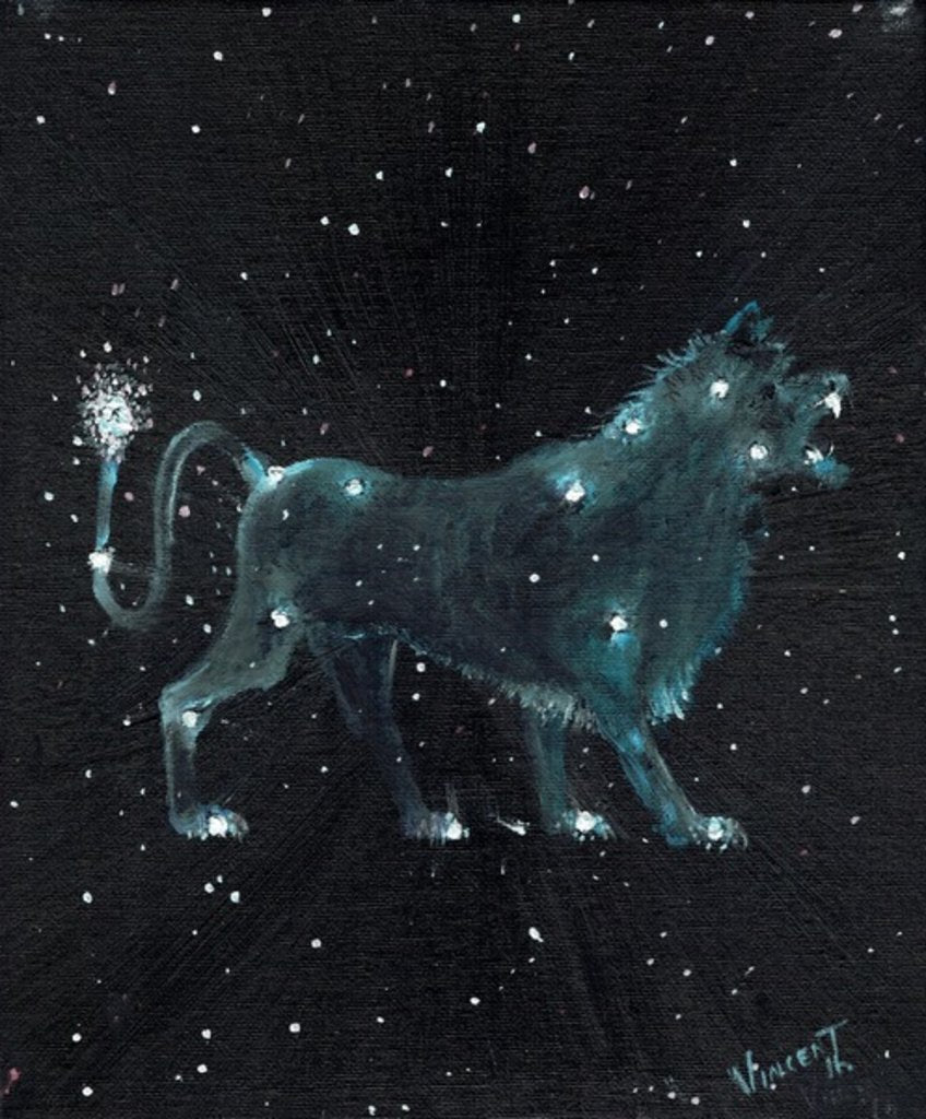 Detail of Star sign Leo, 2016 by Vincent Alexander Booth