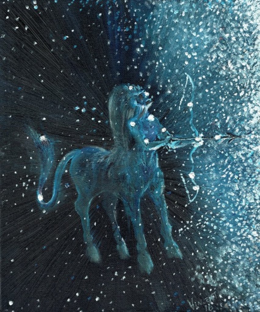 Detail of Star sign Sagitarius, 2016 by Vincent Alexander Booth