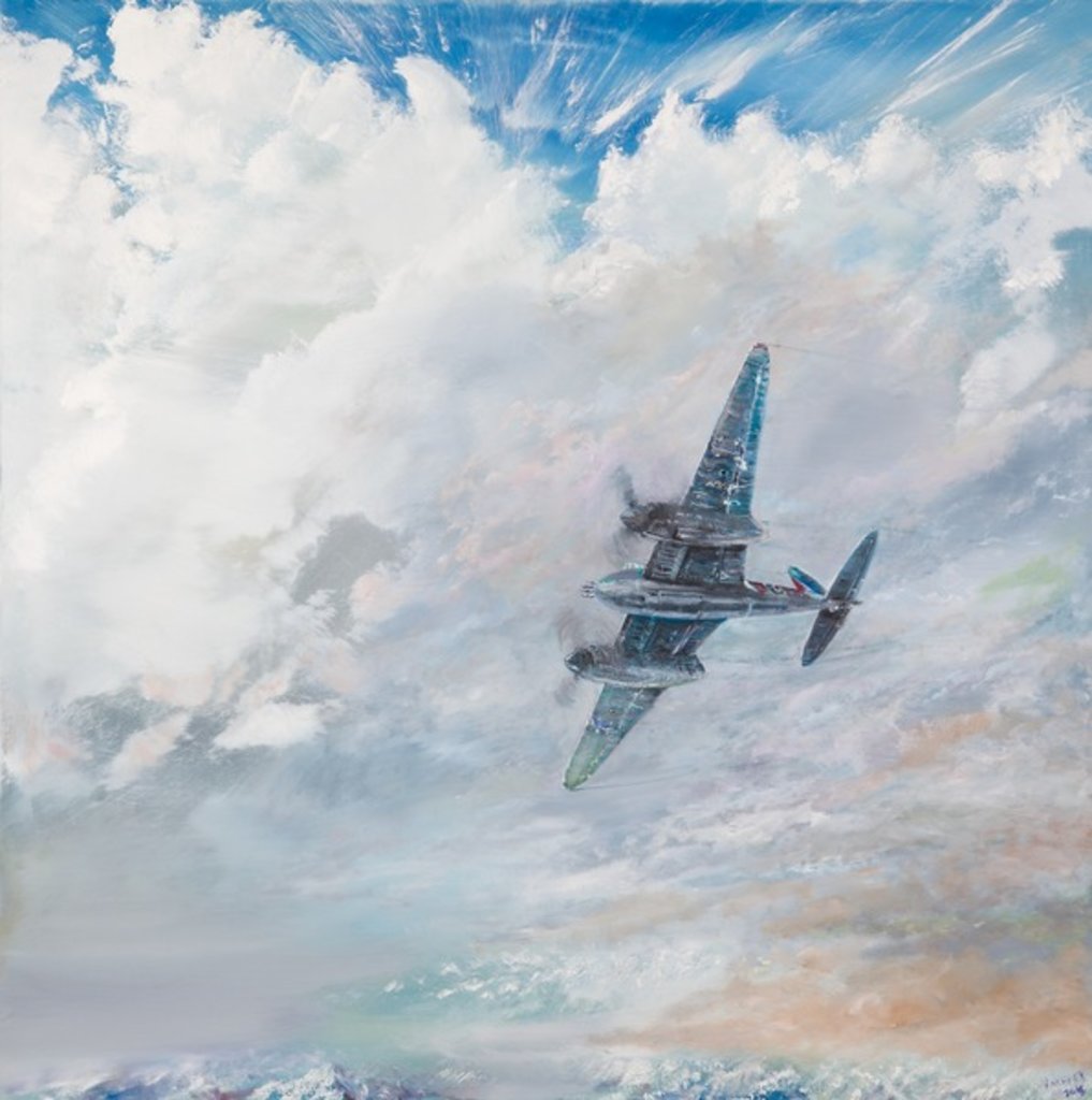 Detail of De Havilland Mosquito 1943, 2016 by Vincent Alexander Booth