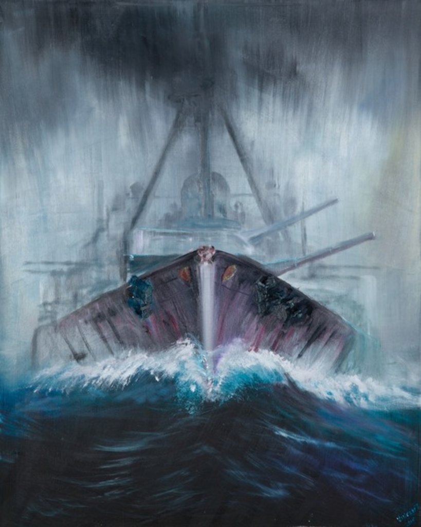 Detail of Battlecruiser Derfflinger 1918, 2016 by Vincent Alexander Booth