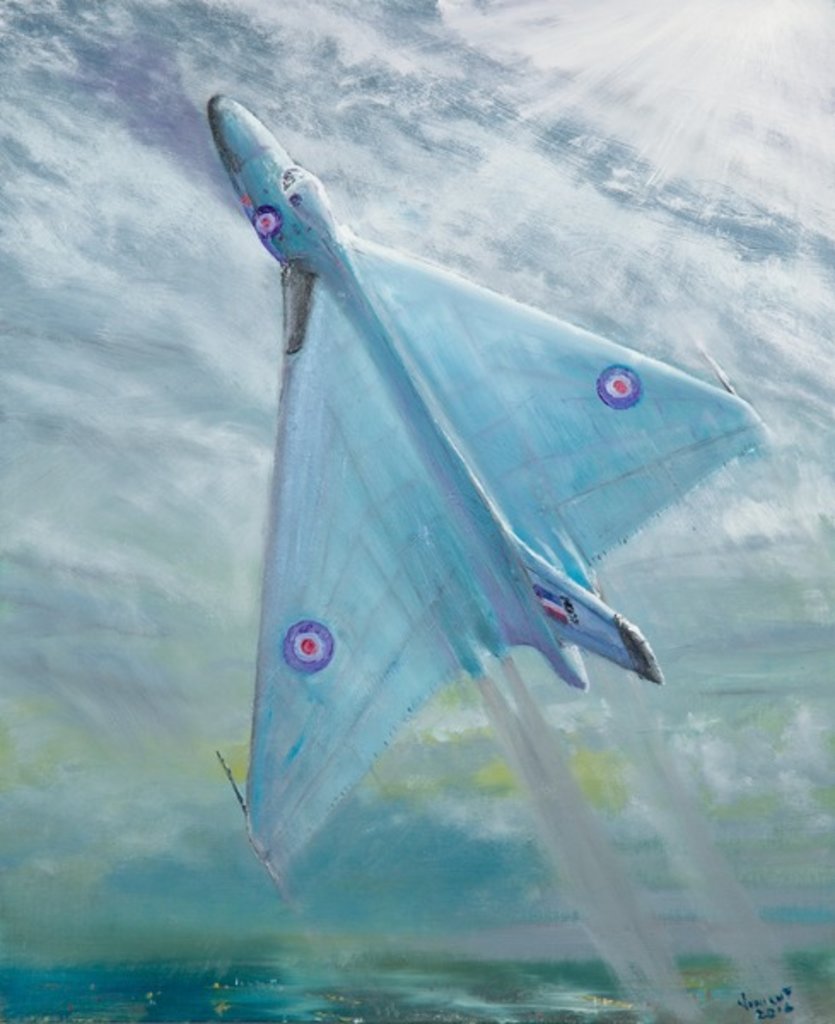 Detail of Avro Vulcan B1 Night flight, 2016 by Vincent Alexander Booth