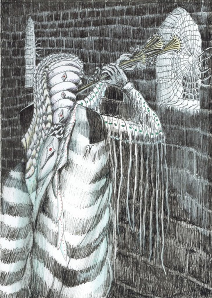 Detail of The Castle in the Forest of Findhorn, music player, 2006, by Vincent Alexander Booth