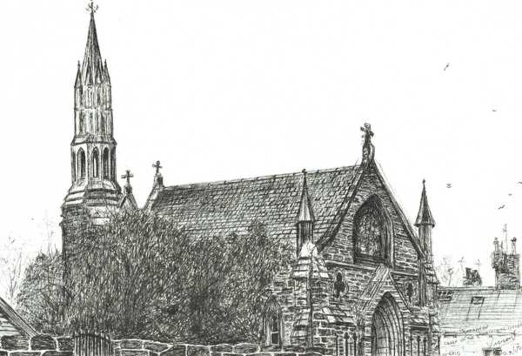 Detail of Church at Stonehaven, Scotland, 2007 by Vincent Alexander Booth