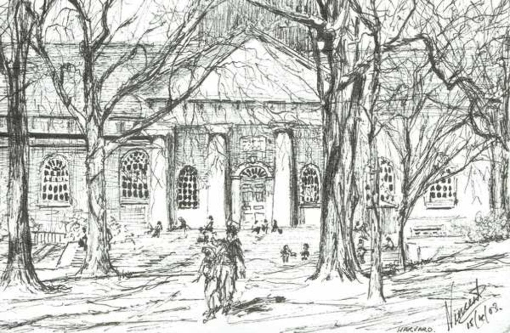 Detail of Harvard Boston USA, 2003 by Vincent Alexander Booth