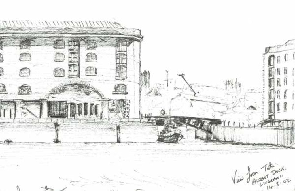 Detail of Albert Dock Liverpool, 2003 by Vincent Alexander Booth