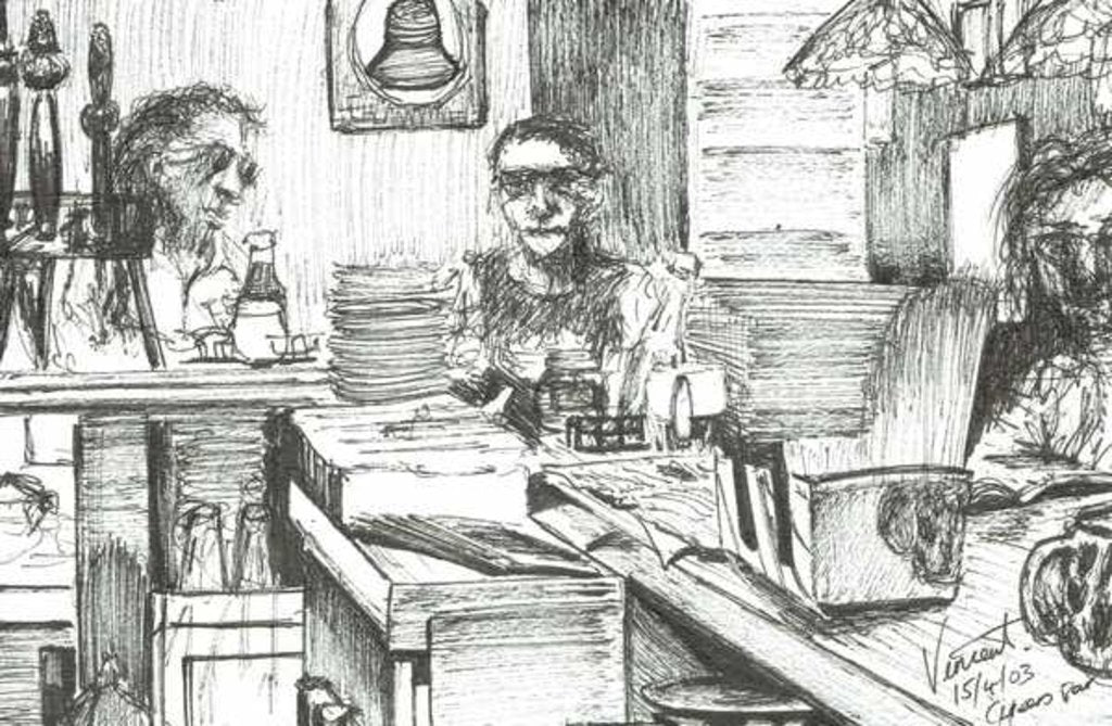 Detail of Cheers Bar Boston USA, 2003 by Vincent Alexander Booth