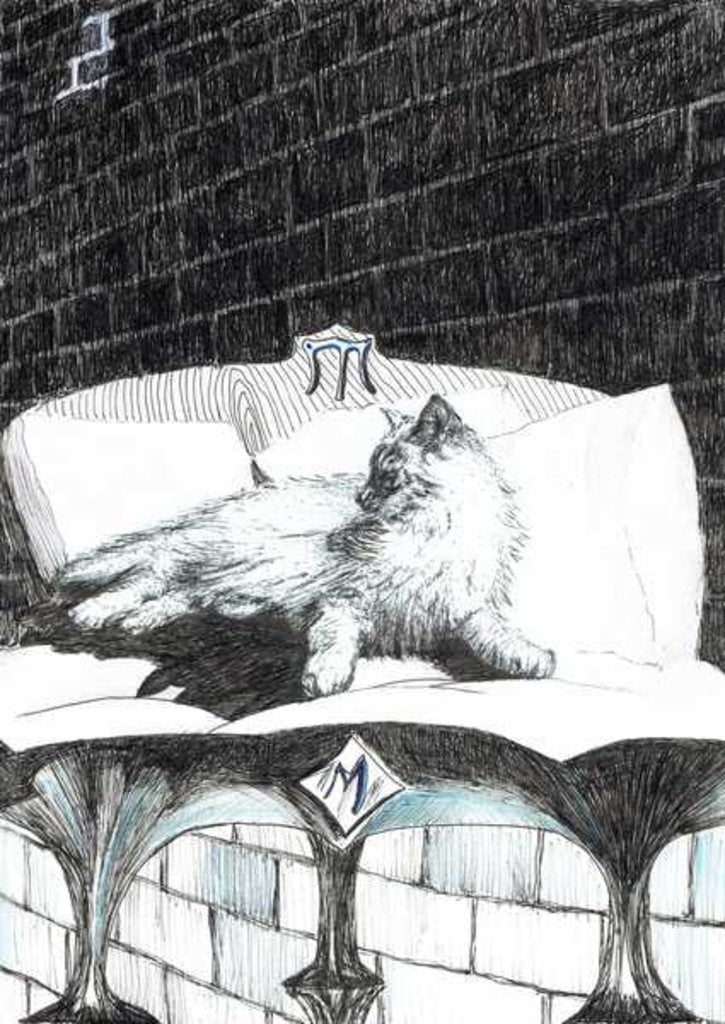 Detail of The Castle in the Forest of Findhorn, Monty on high, 2006 by Vincent Alexander Booth