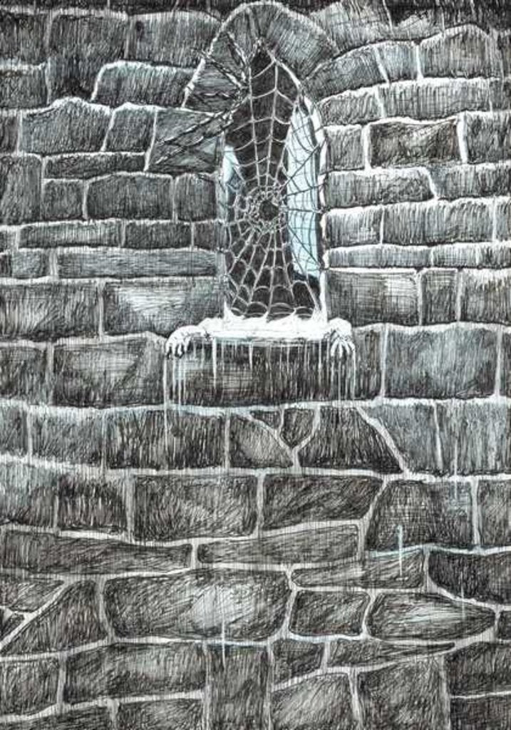 Detail of The Castle in the Forest of Findhorn, web window, 2006 by Vincent Alexander Booth
