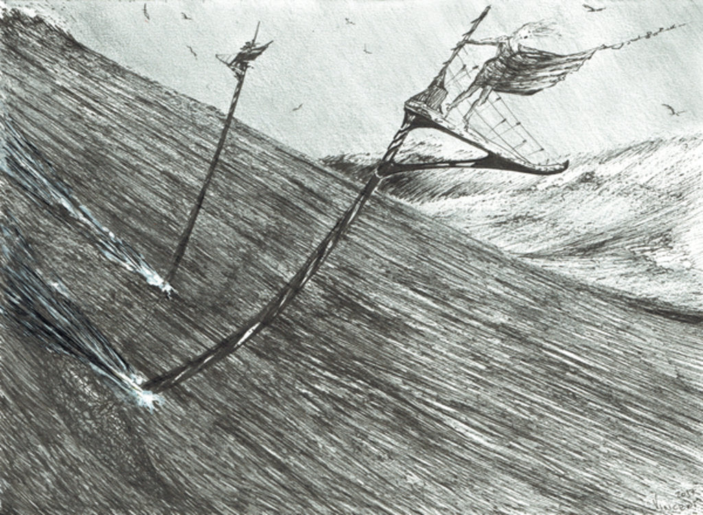 Detail of Storm Creators Black Sea, 2017 by Vincent Alexander Booth