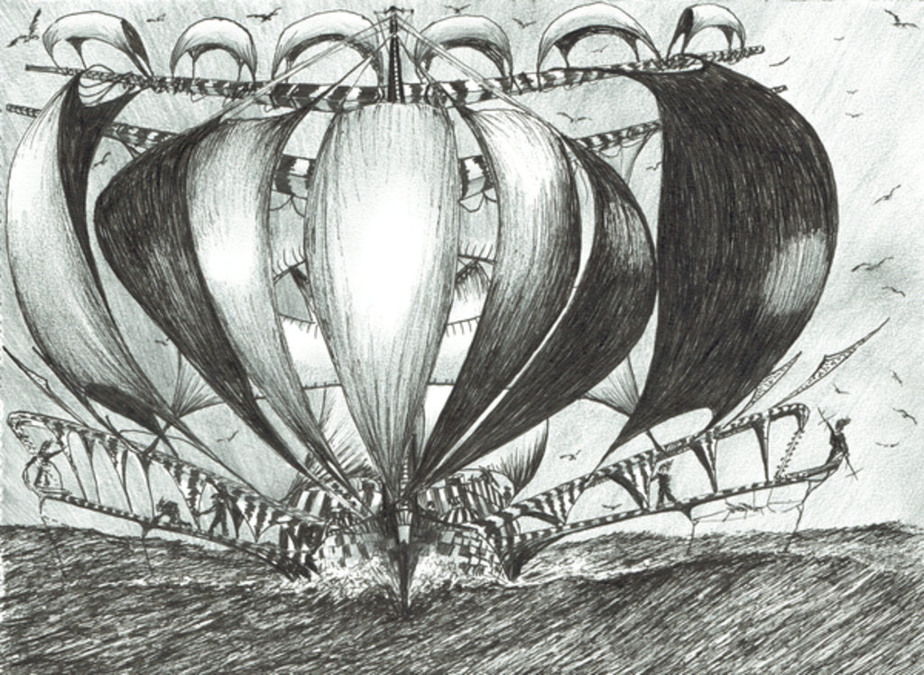 Detail of Storm Creators Pechora Sea, 2017 by Vincent Alexander Booth