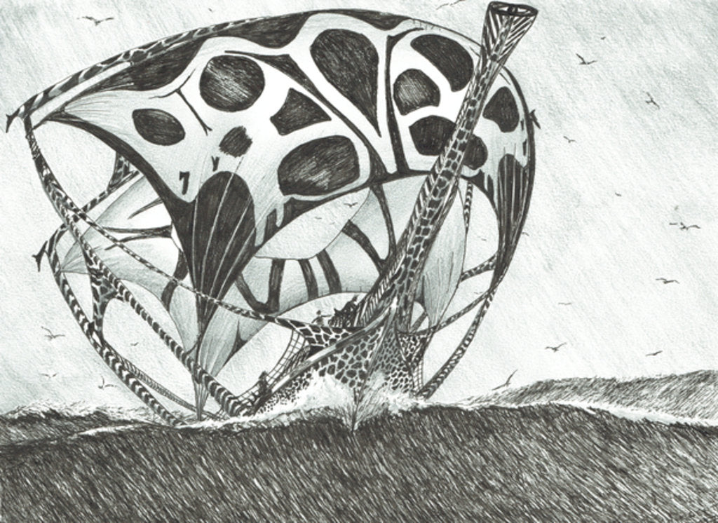 Detail of Storm Creators Somov Sea, 2017 by Vincent Alexander Booth