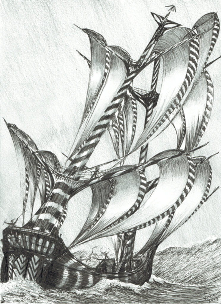 Detail of Storm Creators Solomon Sea, 2017 by Vincent Alexander Booth