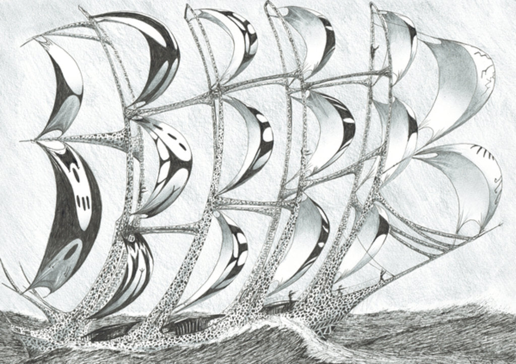 Detail of Storm Creators Laccadive Sea, 2017 by Vincent Alexander Booth