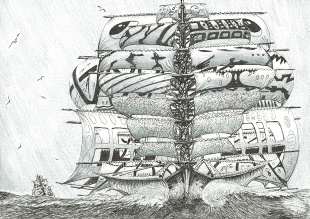 Detail of Storm Creators Mediterranean Sea, 2017 by Vincent Alexander Booth