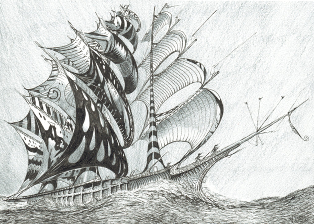 Detail of Storm Creators Caribbean Sea, 2017 by Vincent Alexander Booth