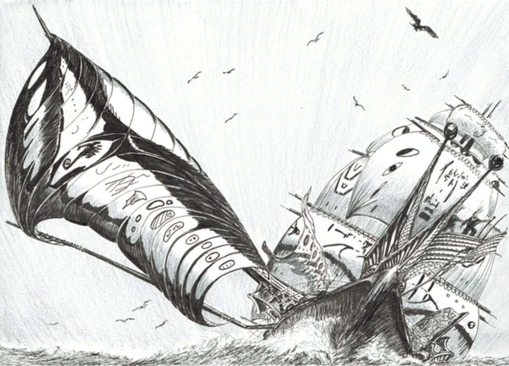 Detail of Storm Creators Archipelago Sea, 2017 by Vincent Alexander Booth