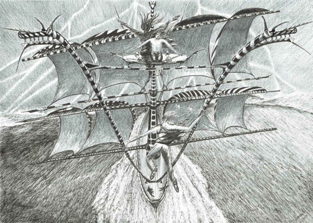 Detail of Storm Creators Belingshausen Sea, 2017 by Vincent Alexander Booth