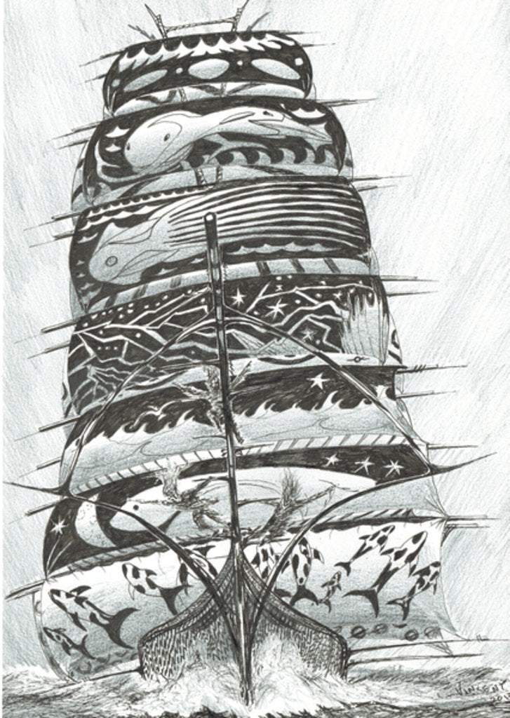 Detail of Storm Creators Red Sea, 2017 by Vincent Alexander Booth